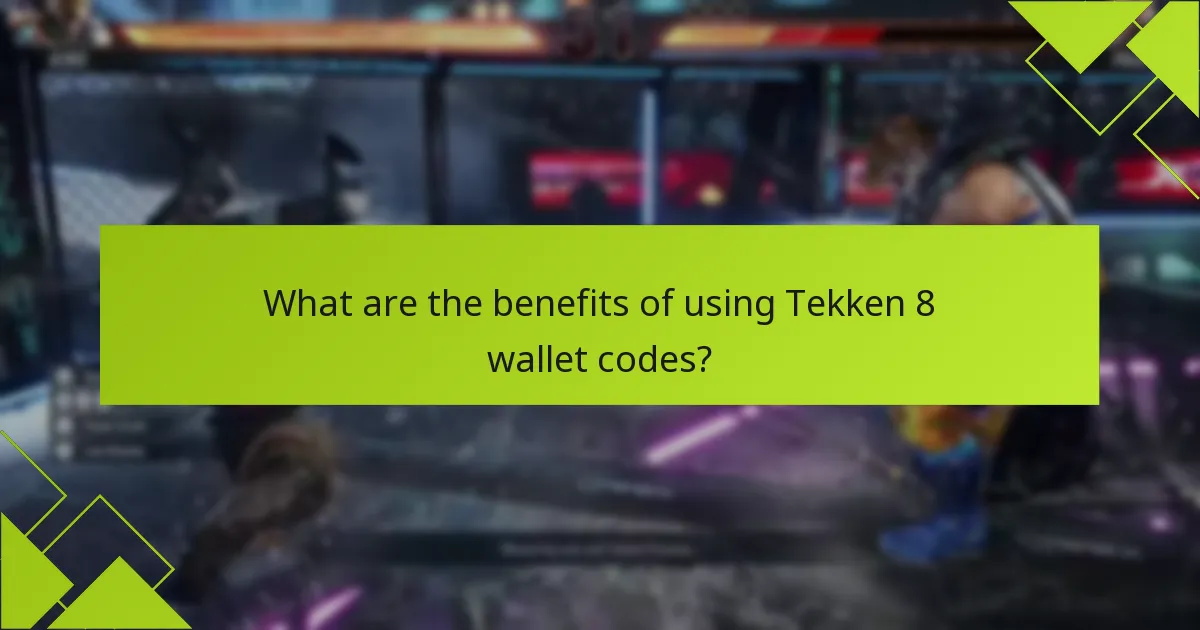 Which exclusive offers can I find with Tekken 8 wallet codes?