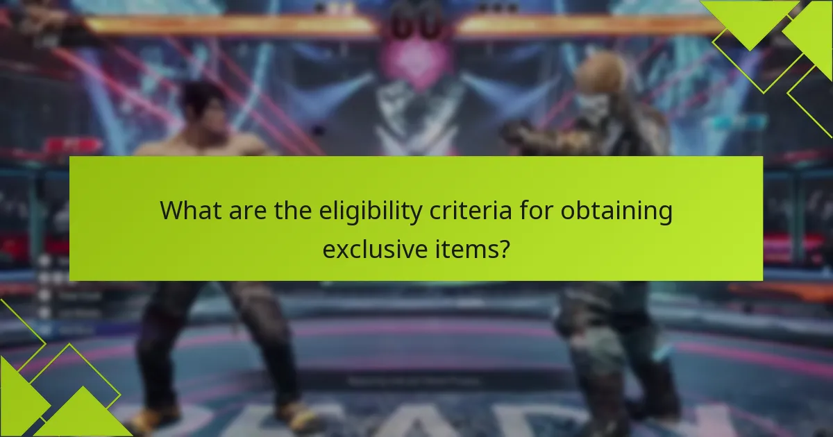 What special features do Tekken 8 exclusive items offer?