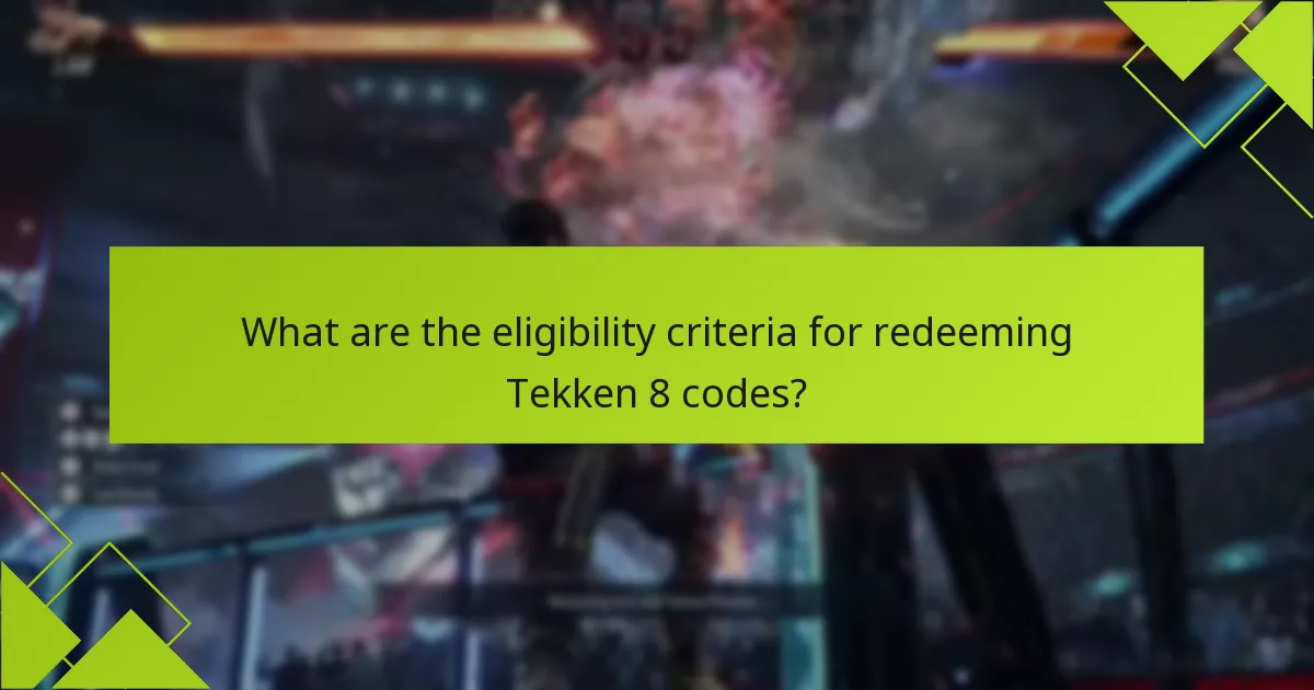 How can users troubleshoot redemption issues for Tekken 8 codes?