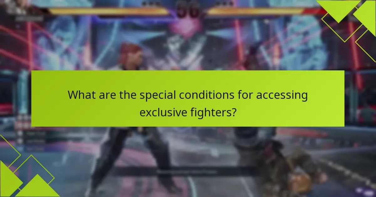 When will exclusive fighters be available in Tekken 8?