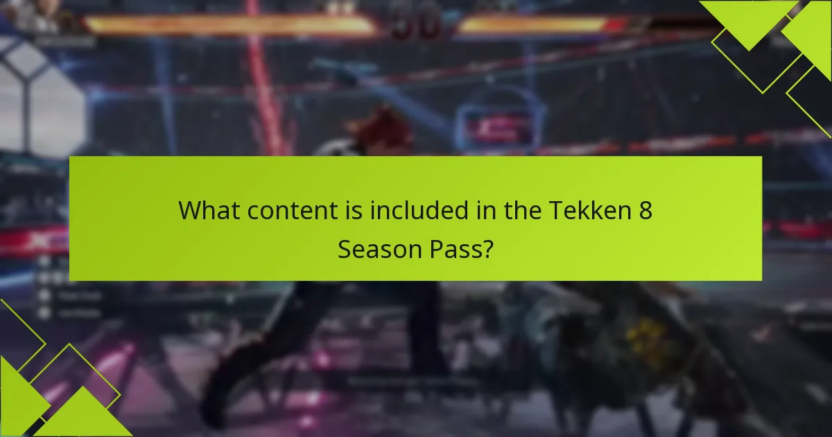 Where can I purchase the Tekken 8 Season Pass?